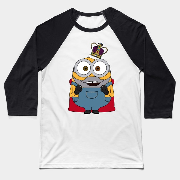 King Bob Baseball T-Shirt by TeeAgromenaguer